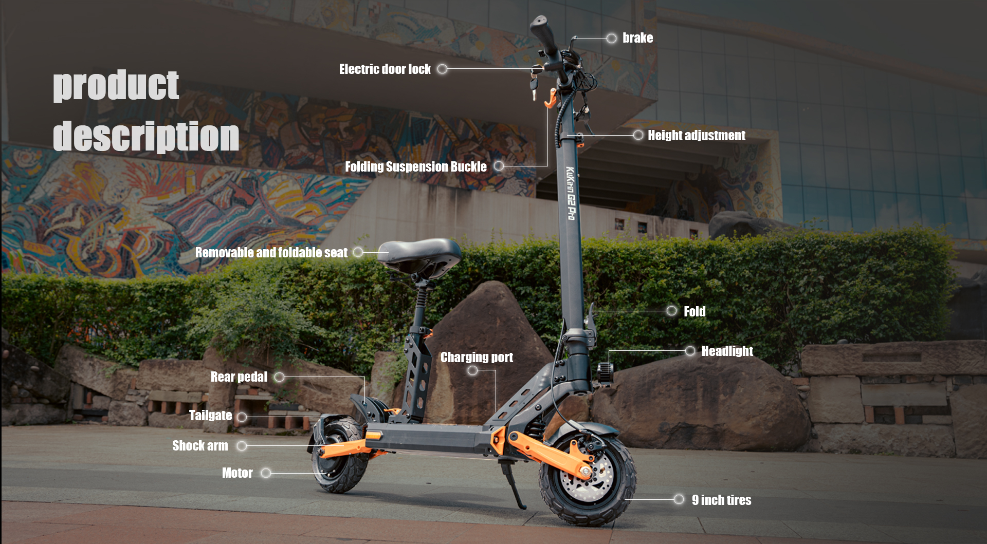 KuKirin G2 Pro Electric Scooter - Ảnh 6